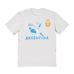 Argentina National Team Vive La Fete Women's Chilena Style T-Shirt White