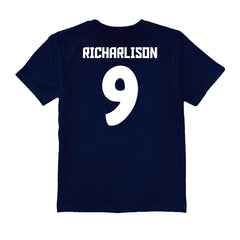 Richarlison Tottenham Hotspur Vive La Fete Youth Player Name & Number Color Badge T-Shirt Navy