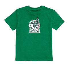 Raúl Jiménez Mexico National Team Vive La Fete Youth Player Name & Number Color Badge T-Shirt Green