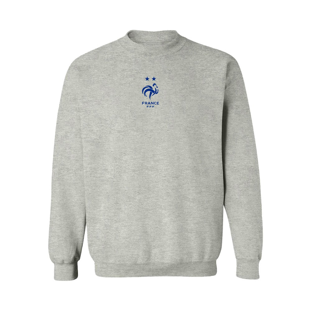 France National Team Vive La Fete Women's Color Badge Sweatshirt Gray