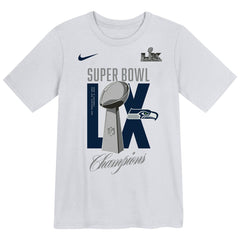 Seattle Seahawks Preschool Super Bowl LX Champions Heavy Chill T-Shirt - White - Nike