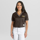 San Diego Padres WEAR by Erin Andrews Women's Cropped Polo Online