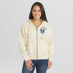 New York Mets WEAR by Erin Andrews Women's Full-Zip Hoodie Sale
