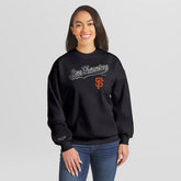 San Francisco Giants WEAR by Erin Andrews Women's Heavyweight Crew Neck Sweatshirt Online