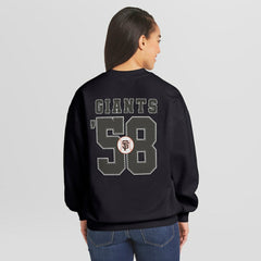 San Francisco Giants WEAR by Erin Andrews Women's Heavyweight Crew Neck Sweatshirt Online