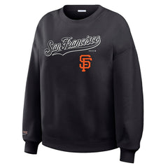 San Francisco Giants WEAR by Erin Andrews Women's Heavyweight Crew Neck Sweatshirt Online
