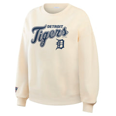 Detroit Tigers WEAR by Erin Andrews Women's Heavyweight Crew Neck Sweatshirt for sale