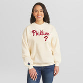 Philadelphia Phillies WEAR by Erin Andrews Women's Heavyweight Crew Neck Sweatshirt Online