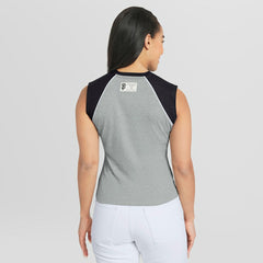 San Francisco Giants WEAR by Erin Andrews Women's Cropped Raglan Tank Top for sale