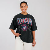 Cleveland Guardians WEAR by Erin Andrews Women's Oversized Boyfriend T-Shirt for sale