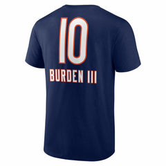 Luther Burden III Chicago Bears Team Wordmark T-Shirt - Navy - NFL