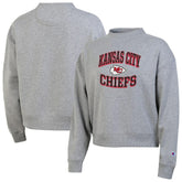 Kansas City Chiefs Champion Women's Triumph Tri-Blend Sweatshirt - Gray - NFL