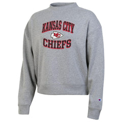 Kansas City Chiefs Champion Women's Triumph Tri-Blend Sweatshirt - Gray - NFL