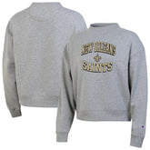 New Orleans Saints Champion Women's Triumph Tri-Blend Sweatshirt - Gray - NFL