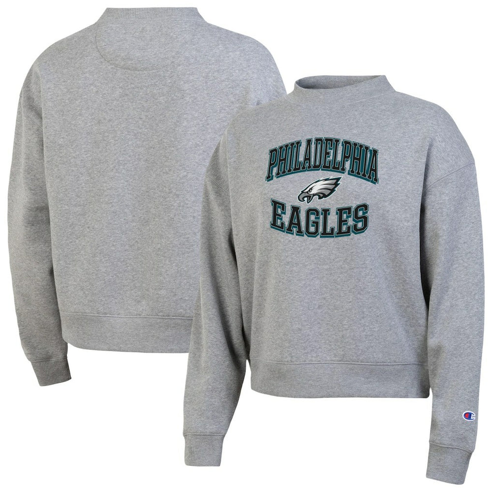 Philadelphia Eagles Champion Women's Triumph Tri-Blend Sweatshirt - Gray - NFL