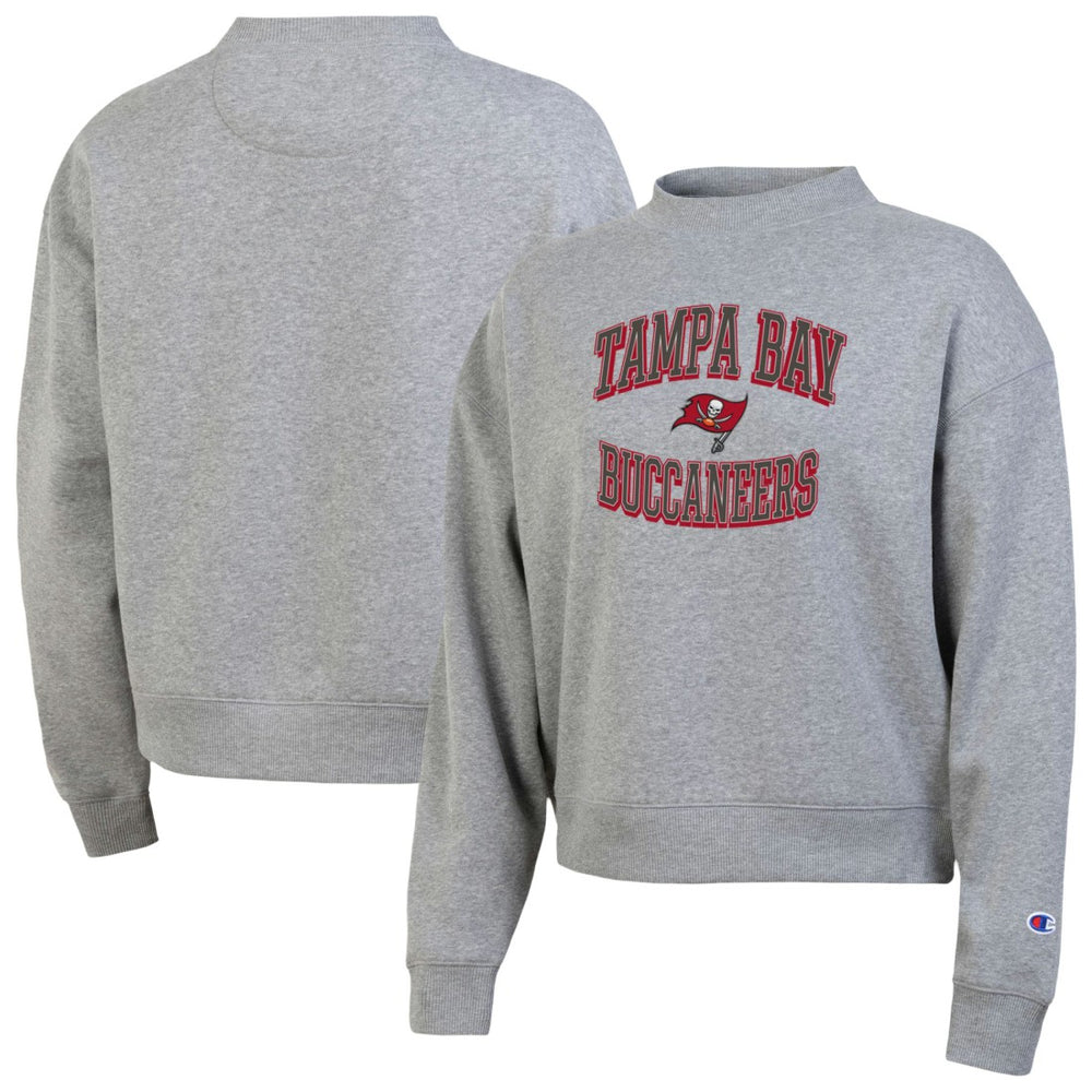 Tampa Bay Buccaneers Champion Women's Triumph Tri-Blend Sweatshirt - Gray - NFL