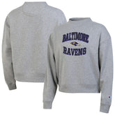 Baltimore Ravens Champion Women's Triumph Tri-Blend Sweatshirt - Gray - NFL