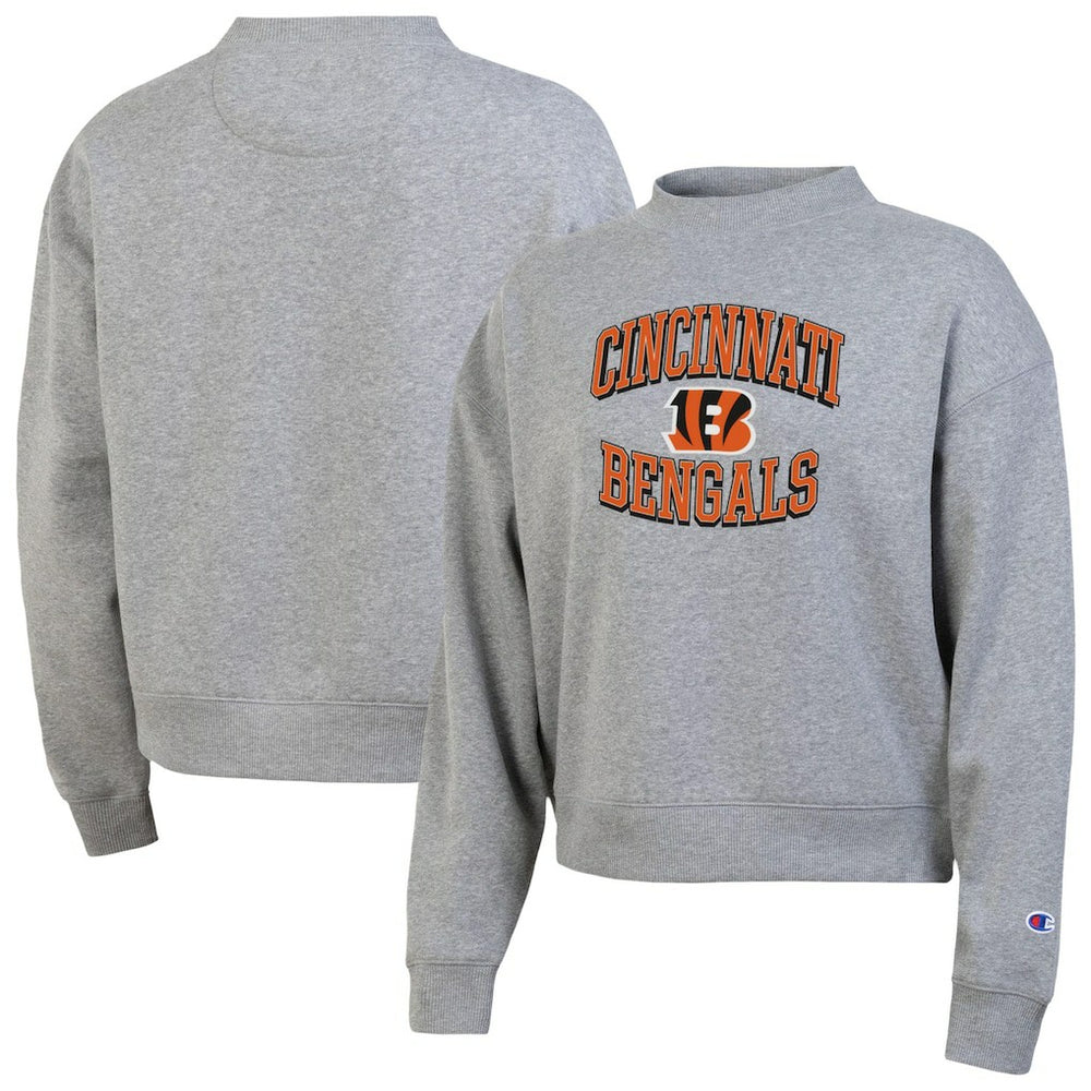 Cincinnati Bengals Champion Women's Triumph Tri-Blend Sweatshirt - Gray - NFL