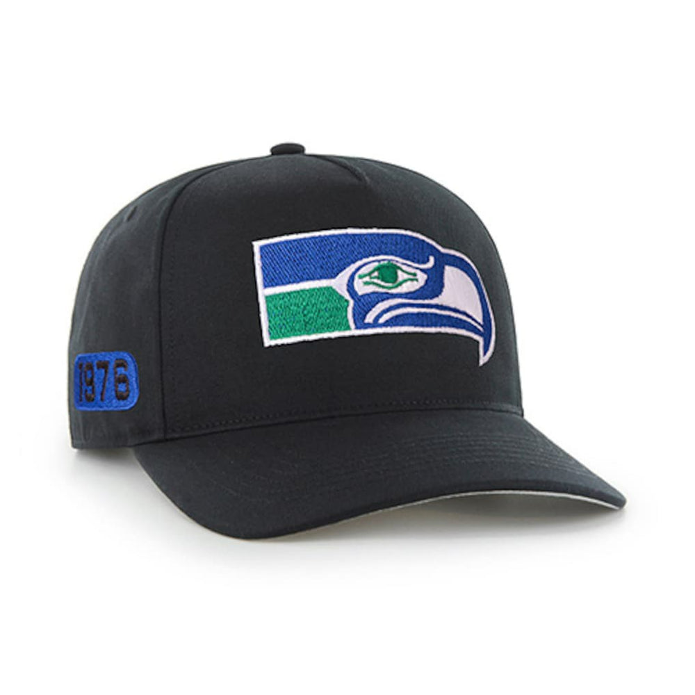 Seattle Seahawks '47 Blackout Date Hitch Adjustable Hat - Black - 47 brand