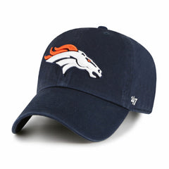Denver Broncos '47 Clean Up Adjustable Hat - Navy - 47 brand