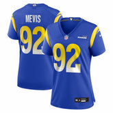 Harrison Mevis Los Angeles Rams Women's Team Game Jersey - Royal - Nike