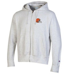 Cleveland Browns Champion Reverse Weave Full-Zip Hoodie - Gray - NFL