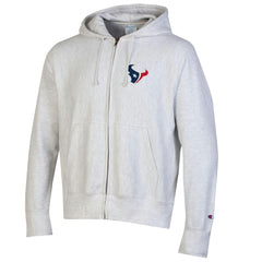 Houston Texans Champion Reverse Weave Full-Zip Hoodie - Gray - NFL