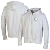 Indianapolis Colts Champion Reverse Weave Full-Zip Hoodie - Gray - NFL