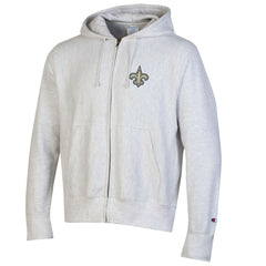 New Orleans Saints Champion Reverse Weave Full-Zip Hoodie - Gray - NFL