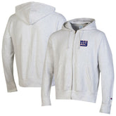 New York Giants Champion Reverse Weave Full-Zip Hoodie - Gray - NFL