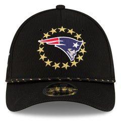 New England Patriots New Era Super Bowl LX 39THIRTY M-Crown Rope Flex Hat - Black - NFL