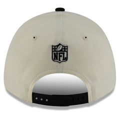 New England Patriots New Era Super Bowl LX 9FORTY Adjustable Hat - Cream/Black - NFL