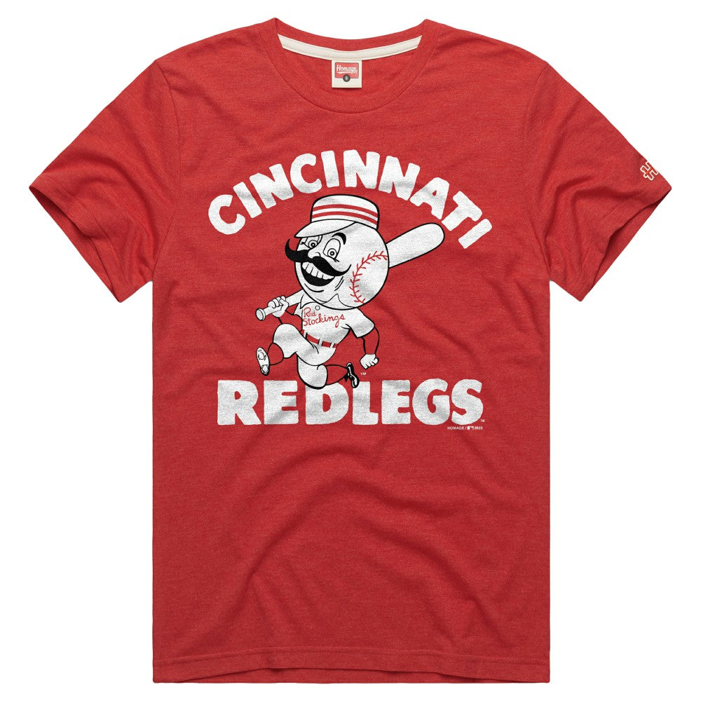 Cincinnati Reds Homage Tri-Blend Hyperlocal T-Shirt Online