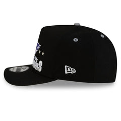 New England Patriots New Era 2025 AFC Champions Locker Room Trophy Collection A-Frame 9FIFTY Snapback Hat - Black - NFL