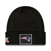 New England Patriots New Era Super Bowl LX Opening Night Cuffed Knit Hat - Black - NFL