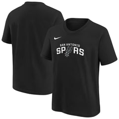 Nike San Antonio Spurs Youth Team Essential Logo T-Shirt Black