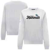 Utah Mammoth Levelwear Women's Yvette Big Script Tri-Blend Sweatshirt - White | NHL discount