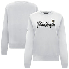 Vegas Golden Knights Levelwear Women's Yvette Big Script Tri-Blend Sweatshirt - White | NHL online
