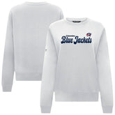 Columbus Blue Jackets Levelwear Women's Yvette Big Script Tri-Blend Sweatshirt - White | NHL online