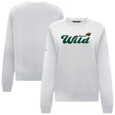 Minnesota Wild Levelwear Women's Yvette Big Script Tri-Blend Sweatshirt - White | NHL Lifestyle