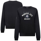 Winnipeg Jets Levelwear Women's Yvette Limelight Big Letter Sweatshirt - Black | NHL on sale