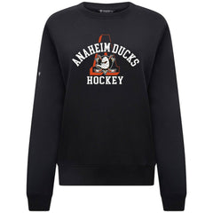 Anaheim Ducks Levelwear Women's Yvette Limelight Big Letter Sweatshirt - Black | NHL discount