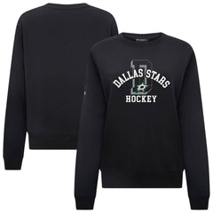 Dallas Stars Levelwear Women's Yvette Limelight Big Letter Sweatshirt - Black | NHL online