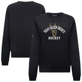 Vegas Golden Knights Levelwear Women's Yvette Limelight Big Letter Sweatshirt - Black | NHL Lifestyle
