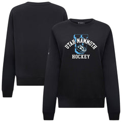 Utah Mammoth Levelwear Women's Yvette Limelight Big Letter Sweatshirt - Black | NHL on sale