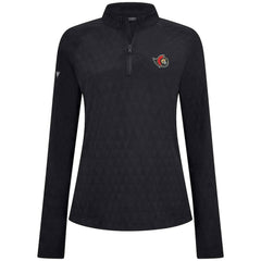 Ottawa Senators Levelwear Women's Spike Raglan Quarter-Zip Top - Black | NHL near me