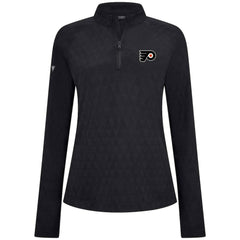 Philadelphia Flyers Levelwear Women's Spike Raglan Quarter-Zip Top - Black | NHL online