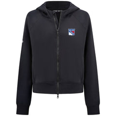 New York Rangers Levelwear Women's Judd Raglan Full-Zip Hoodie - Black | NHL near me