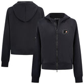 Philadelphia Flyers Levelwear Women's Judd Raglan Full-Zip Hoodie - Black | NHL sale