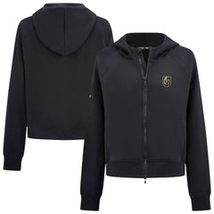 Vegas Golden Knights Levelwear Women's Judd Raglan Full-Zip Hoodie - Black | NHL discount